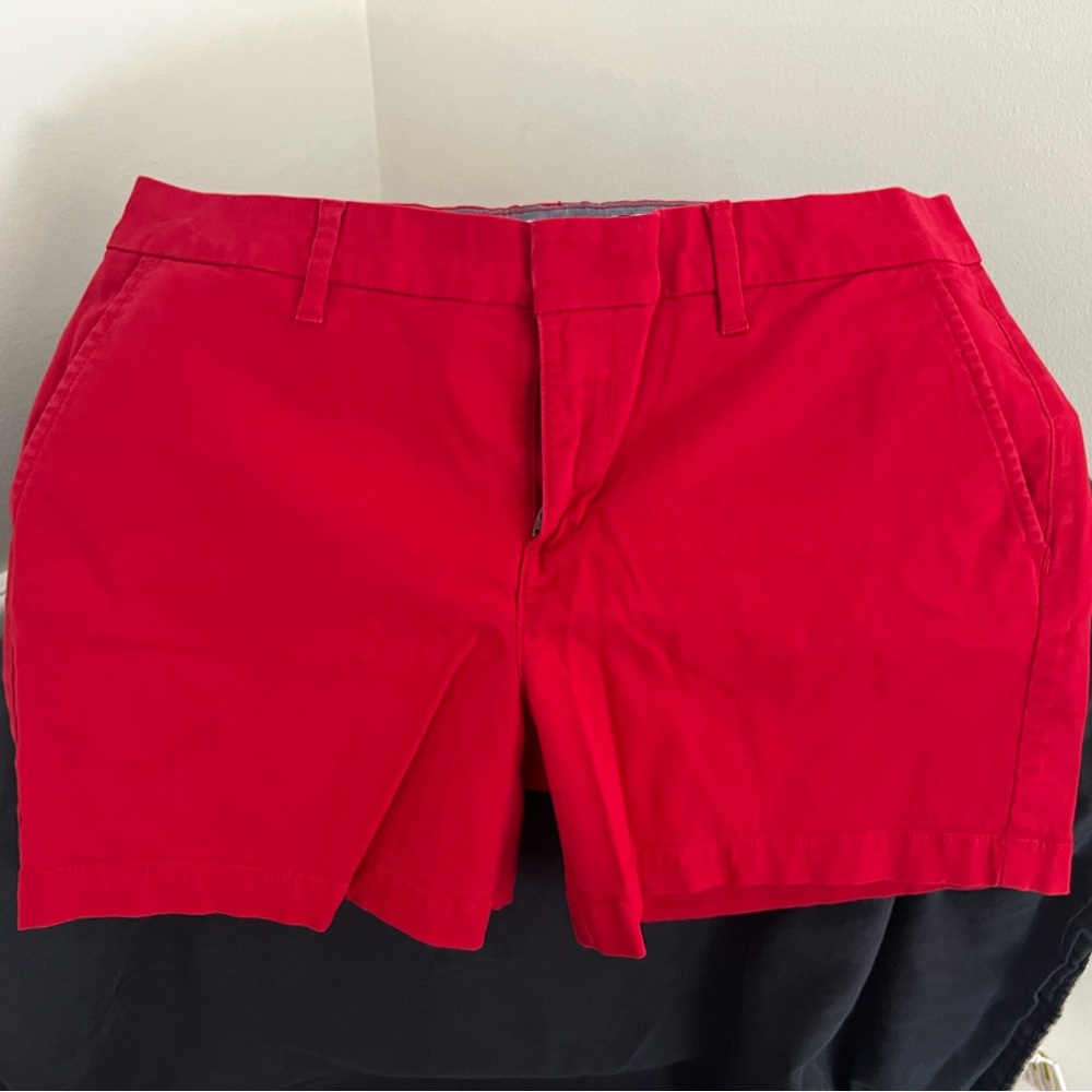 Tommy Hilfiger Bright Red Women's Shorts 4” inseam